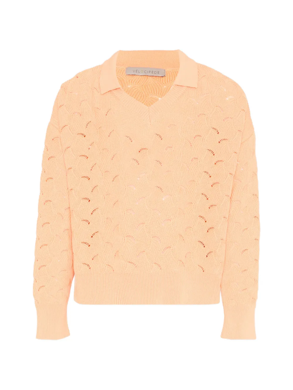 VÉLOCIPÈDE Sami open-knit sweater - Arancione
