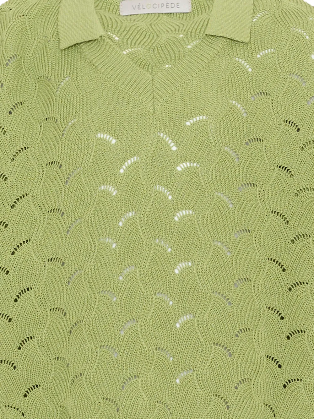  Vélocipède Sami Open-knit Sweater - Green 