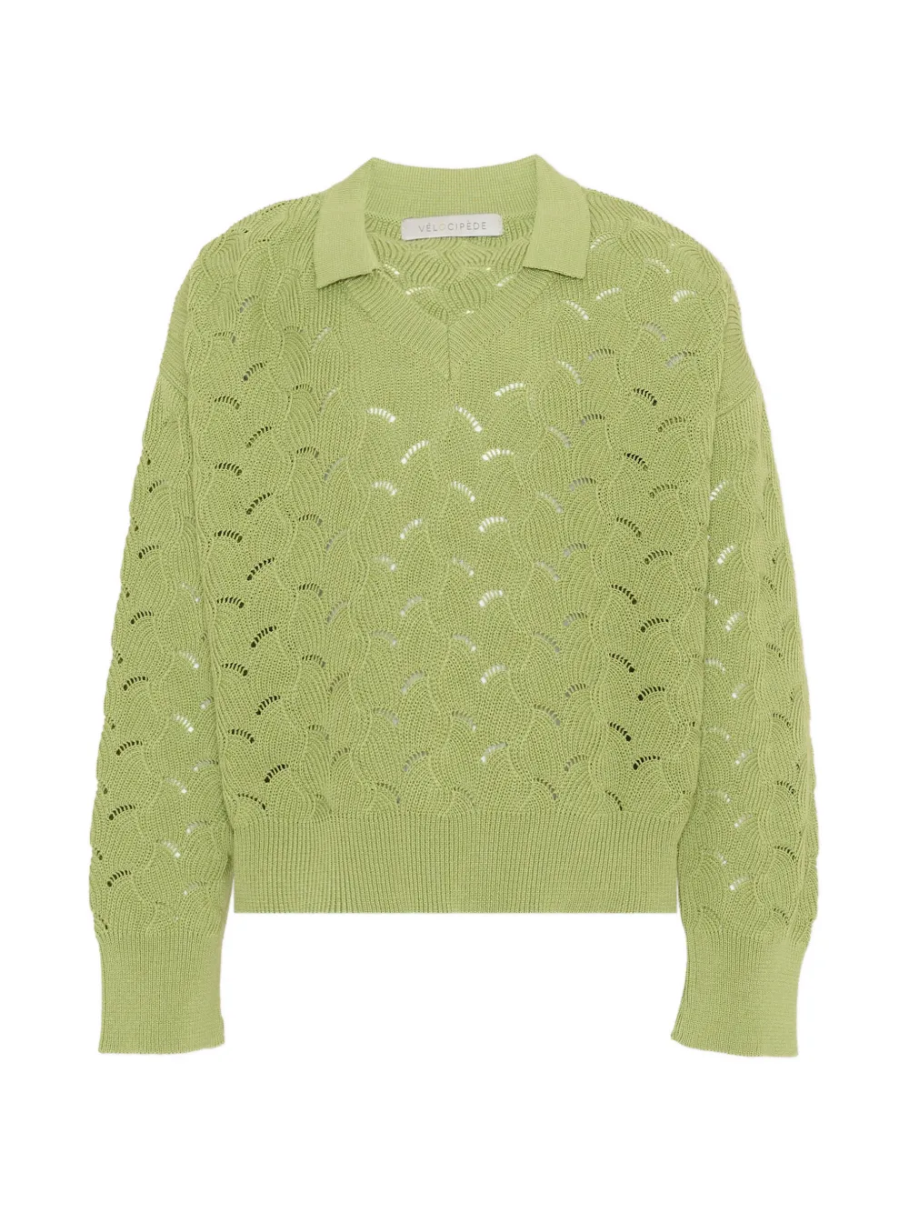 VÉLOCIPÈDE Sami open-knit sweater - Verde