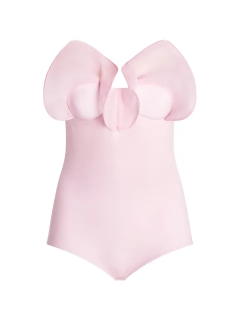Genny ruffle strapless bodysuit