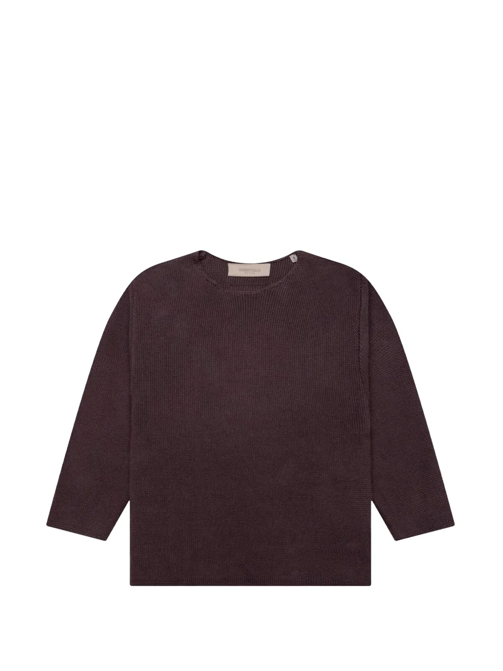 FEAR OF GOD ESSENTIALS KIDS logo-patch sweater - Viola