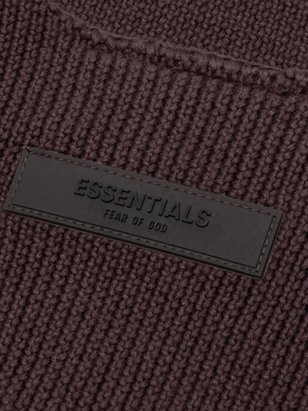 FEAR OF GOD ESSENTIALS KIDS Trui met logopatch Paars