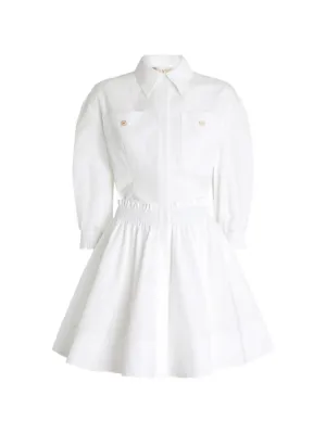 Dolce & Gabbana Poplin Shirt Dress | White | FARFETCH