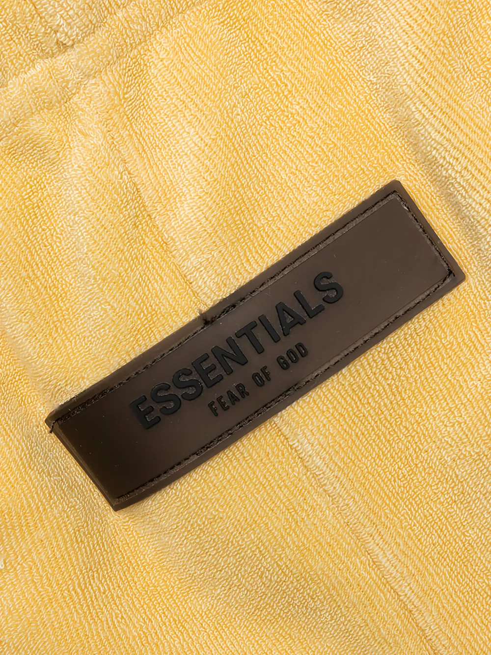  Fear Of God Essentials Kids Label Running Short - Yellow 
