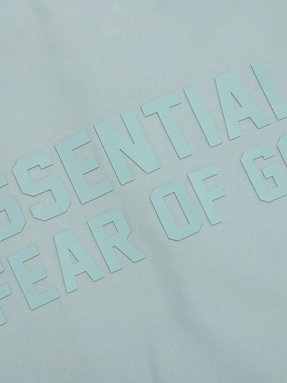 FEAR OF GOD ESSENTIALS KIDS Shirt met tonaal logo Blauw