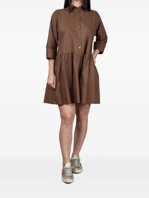Seventy gathered-waist shirt dress