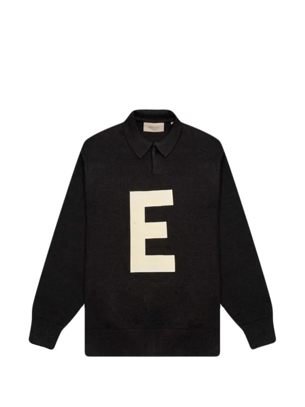 FEAR OF GOD ESSENTIALS KIDS Big E ポロシャツ | ブラック | FARFETCH JP