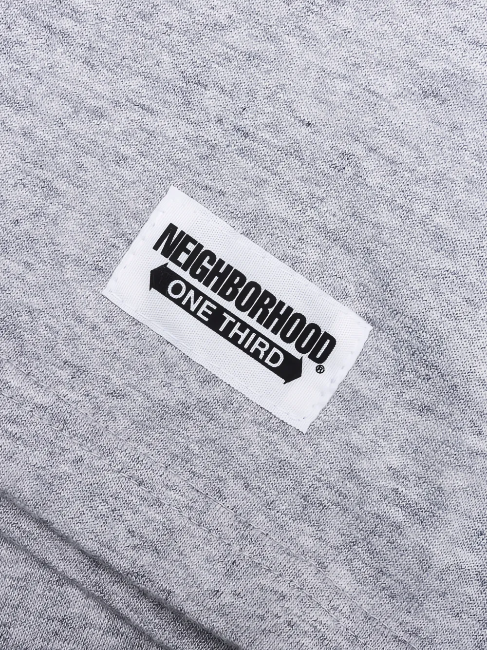Neighborhood T-shirt met logoprint Grijs