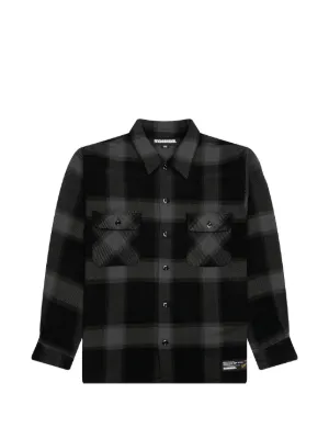 Neighborhood check-pattern Shirt | Black | FARFETCH ZA