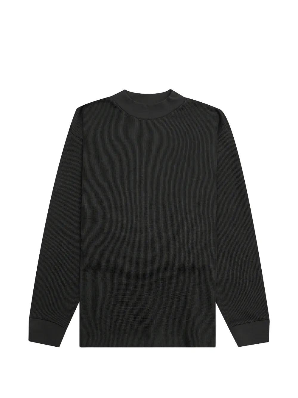 FEAR OF GOD ESSENTIALS KIDS mockneck waffle-iron top - Nero
