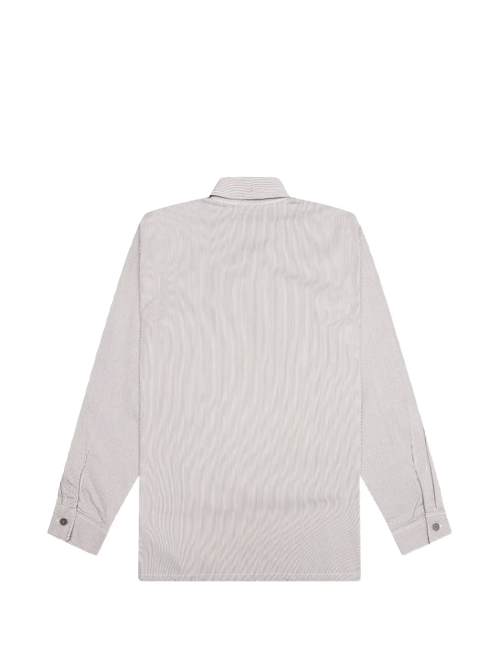 Neighborhood Poloshirt met gestreepte zak Beige