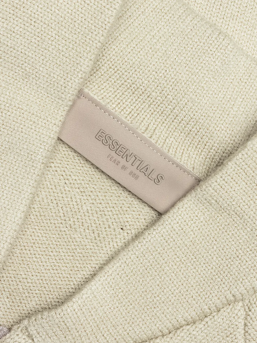 Fear Of God Essentials Zip-up Sweatshirt - Neutrals 