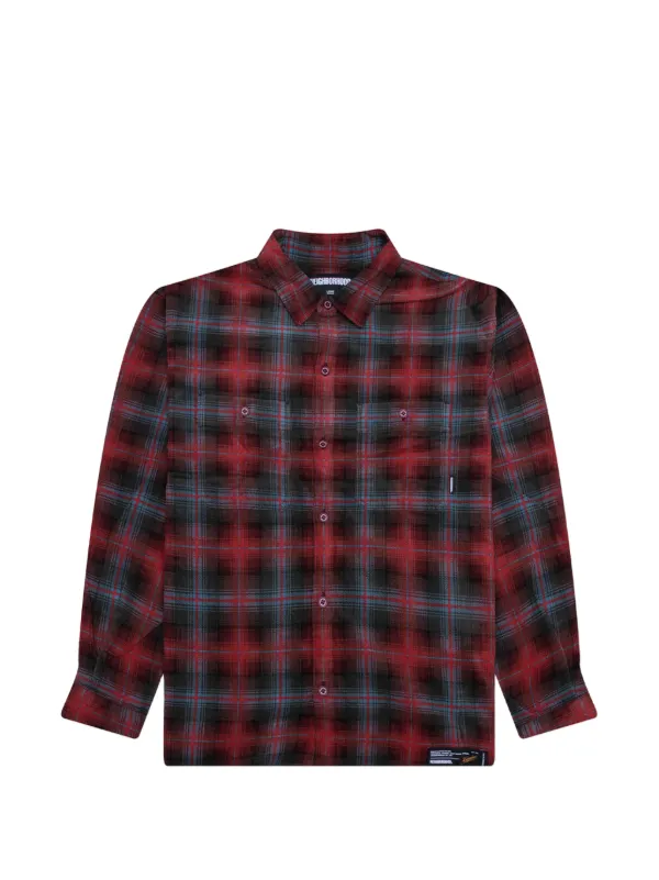 あ*ん様 NEIGHBORHOOD CORDUROY CHECKSHIRT M Neighborhood Check Corduroy Shirt | Red | FARFETCH KW