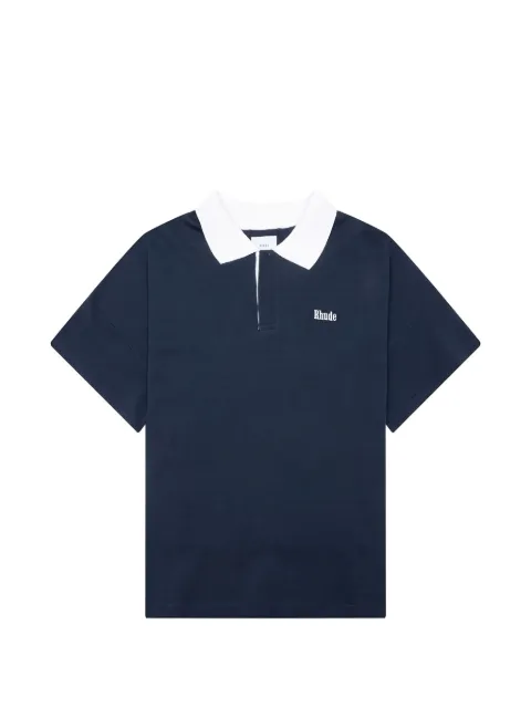 RHUDE logo-detail polo shirt