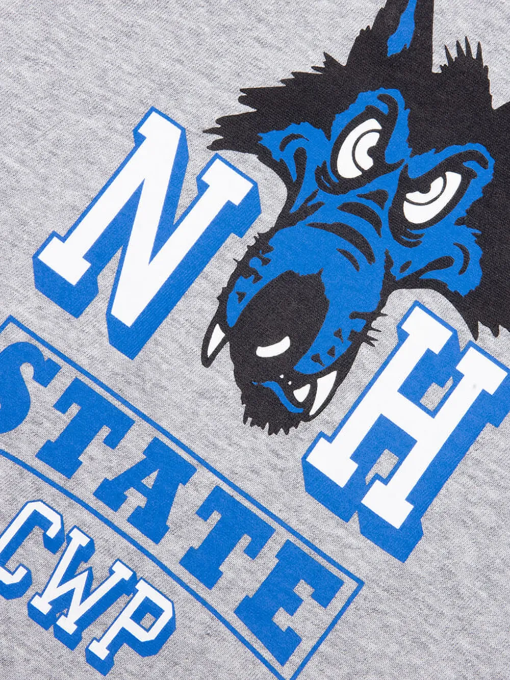 Neighborhood T-shirt met wolfprint Grijs