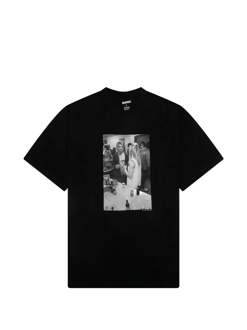 Neighborhood X Charles Peterson picture T-shirt - Nero