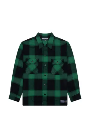 Neighborhood Buffalo Check Shirt | Black | FARFETCH ZA