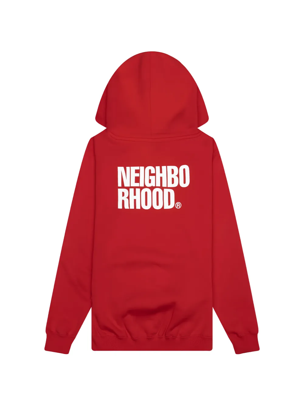 Neighborhood Hoodie met rits Rood