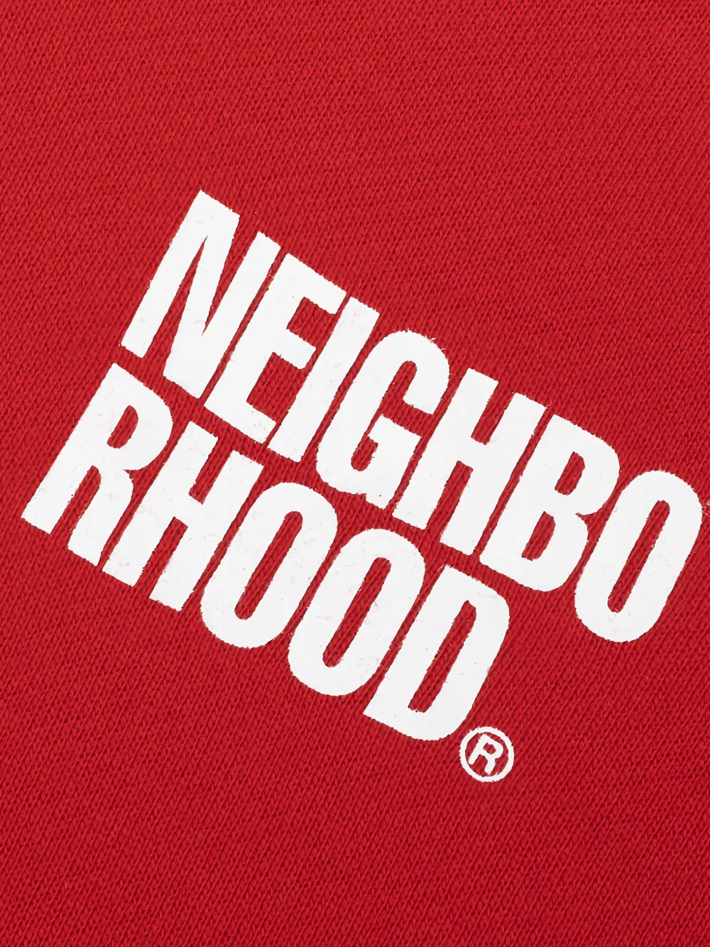 Neighborhood Hoodie met rits Rood
