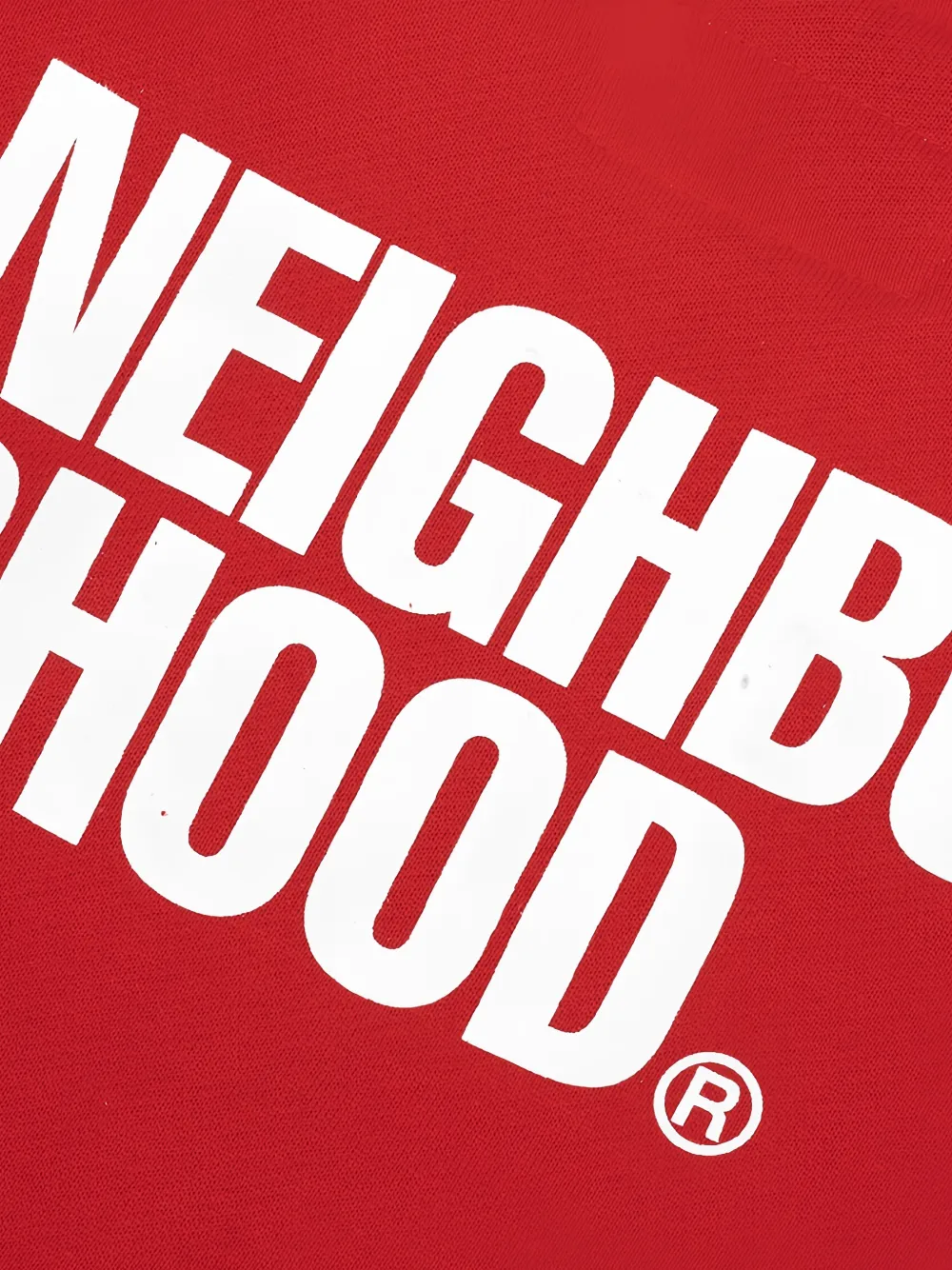 Neighborhood Hoodie met rits Rood