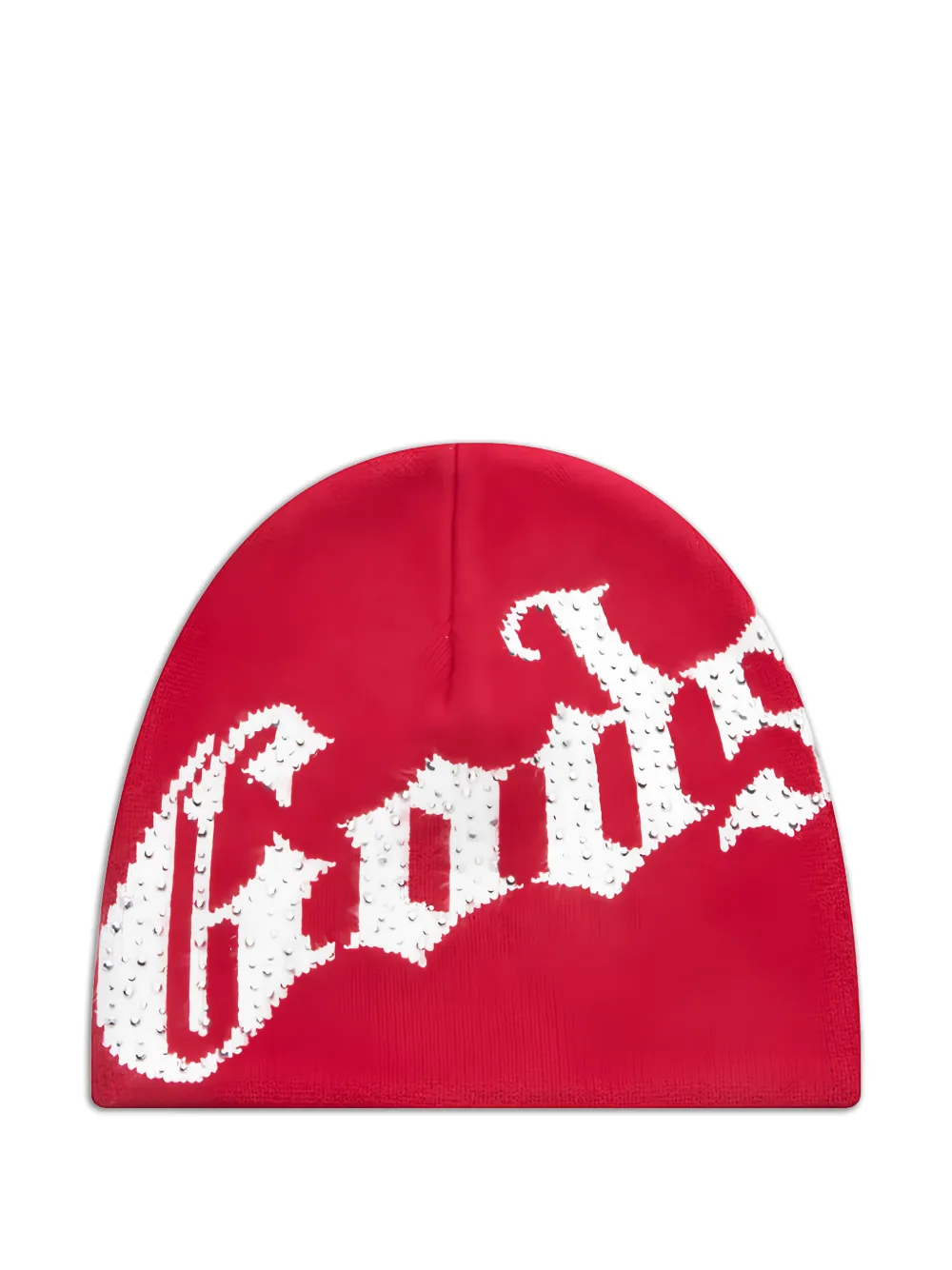 GODSPEED studded logo beanie hat - Rosso