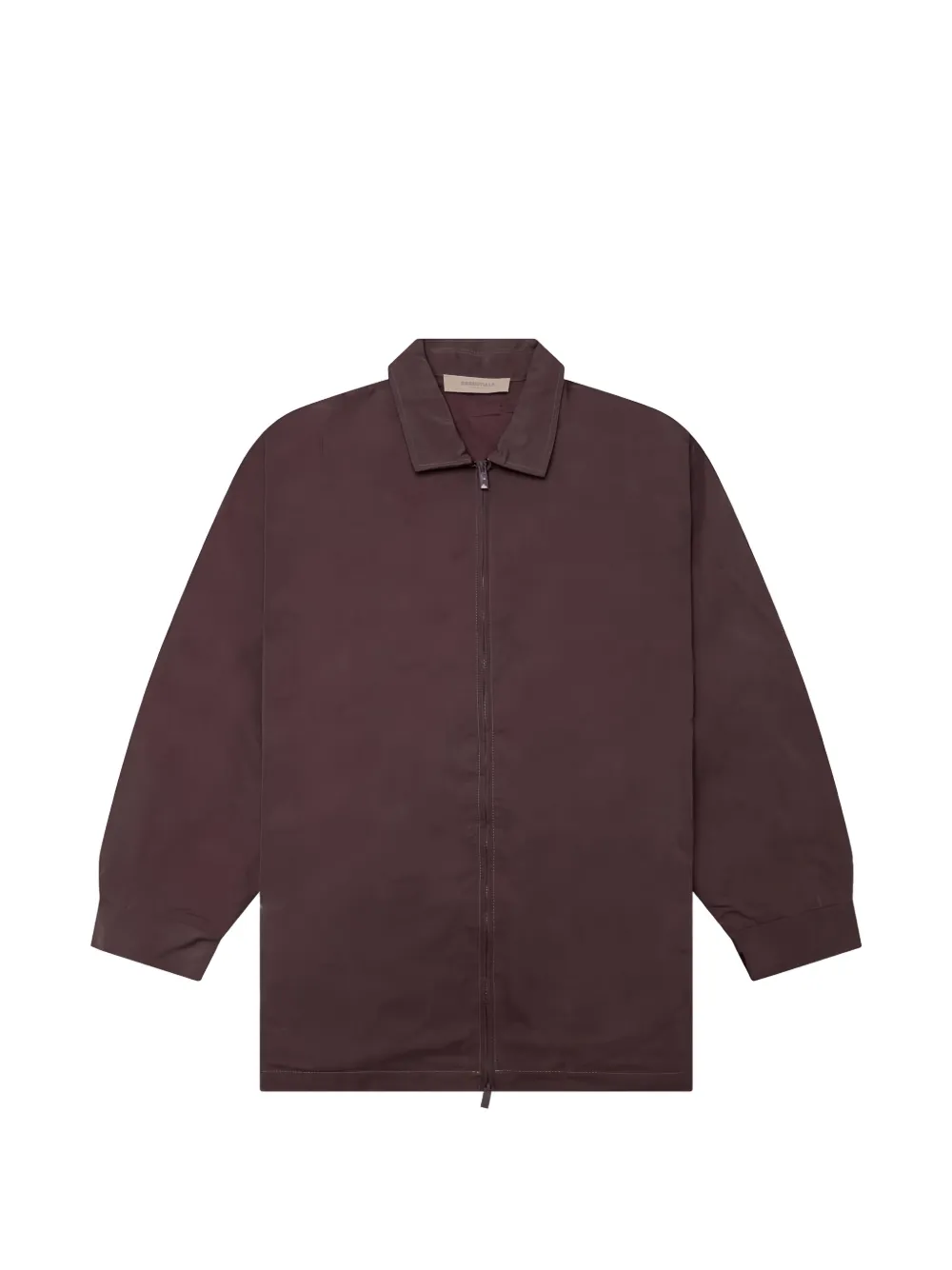 FEAR OF GOD ESSENTIALS zipped shirt jacket - Violett