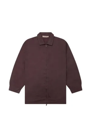 FEAR OF GOD ESSENTIALS Corduroy Shirt Jacket | Purple | FARFETCH