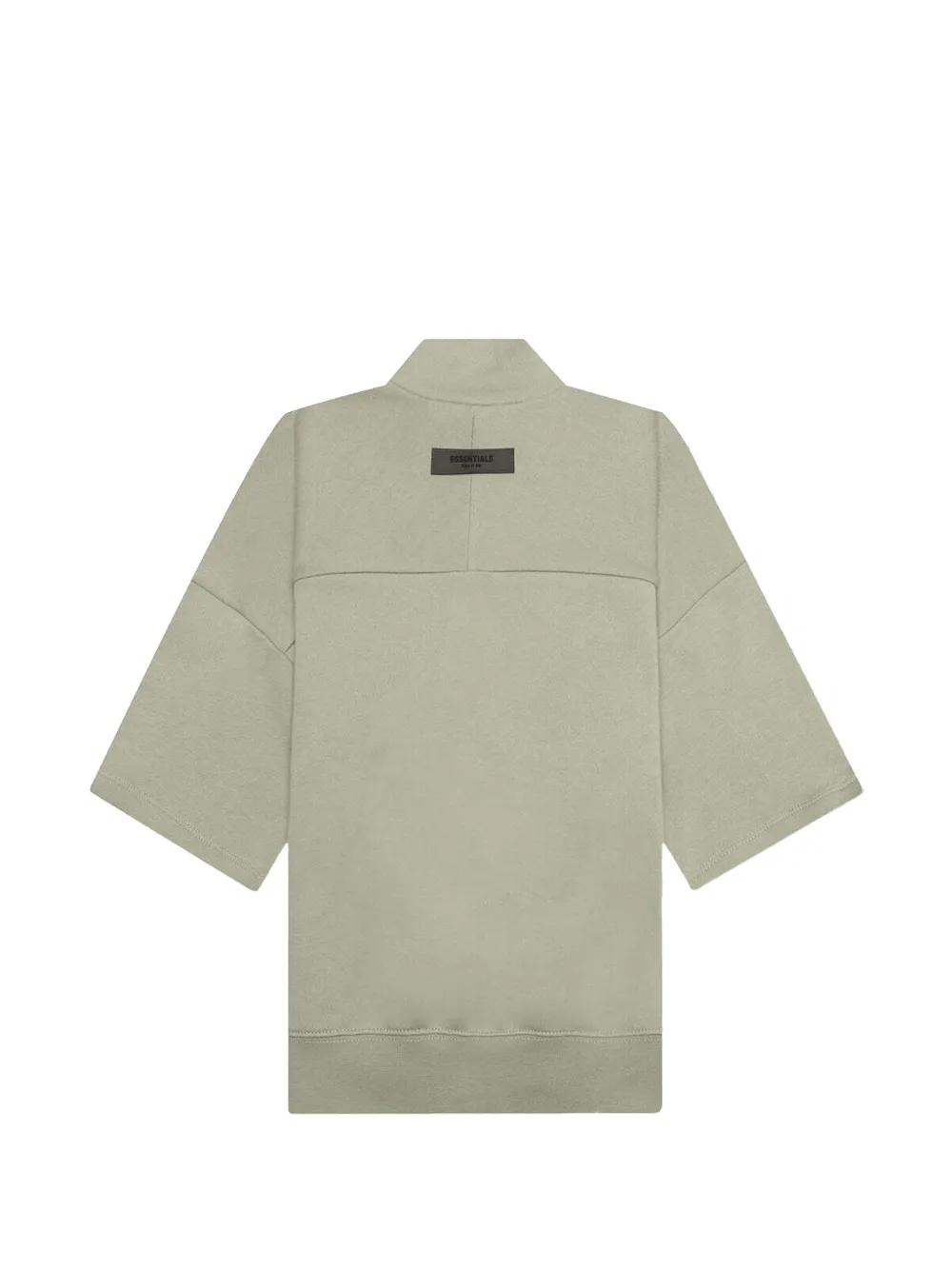  Fear Of God Essentials Kids Zip Short-sleeve Sweatshirt - Green 