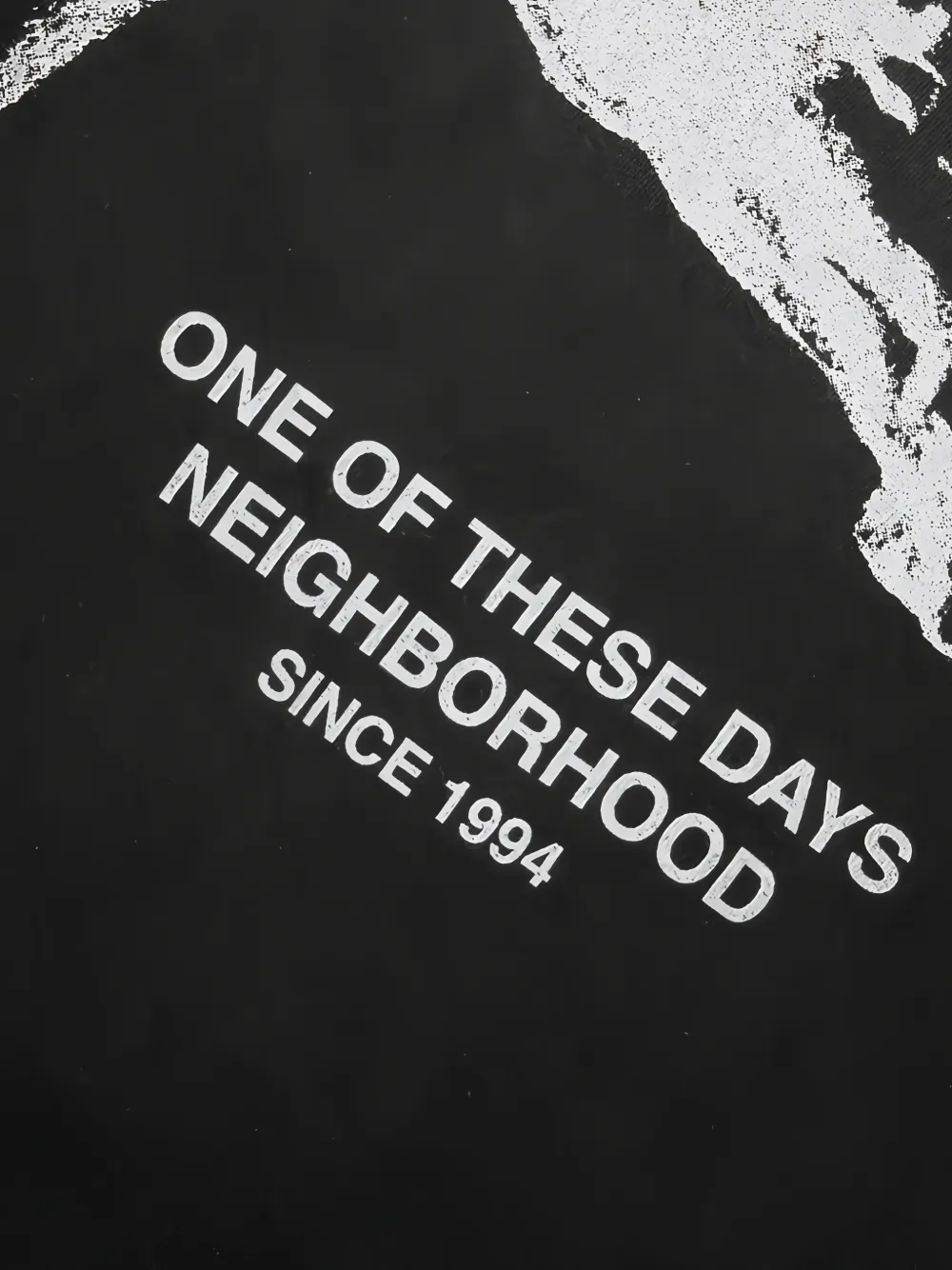 Neighborhood T-shirt met ronde hals en print Zwart
