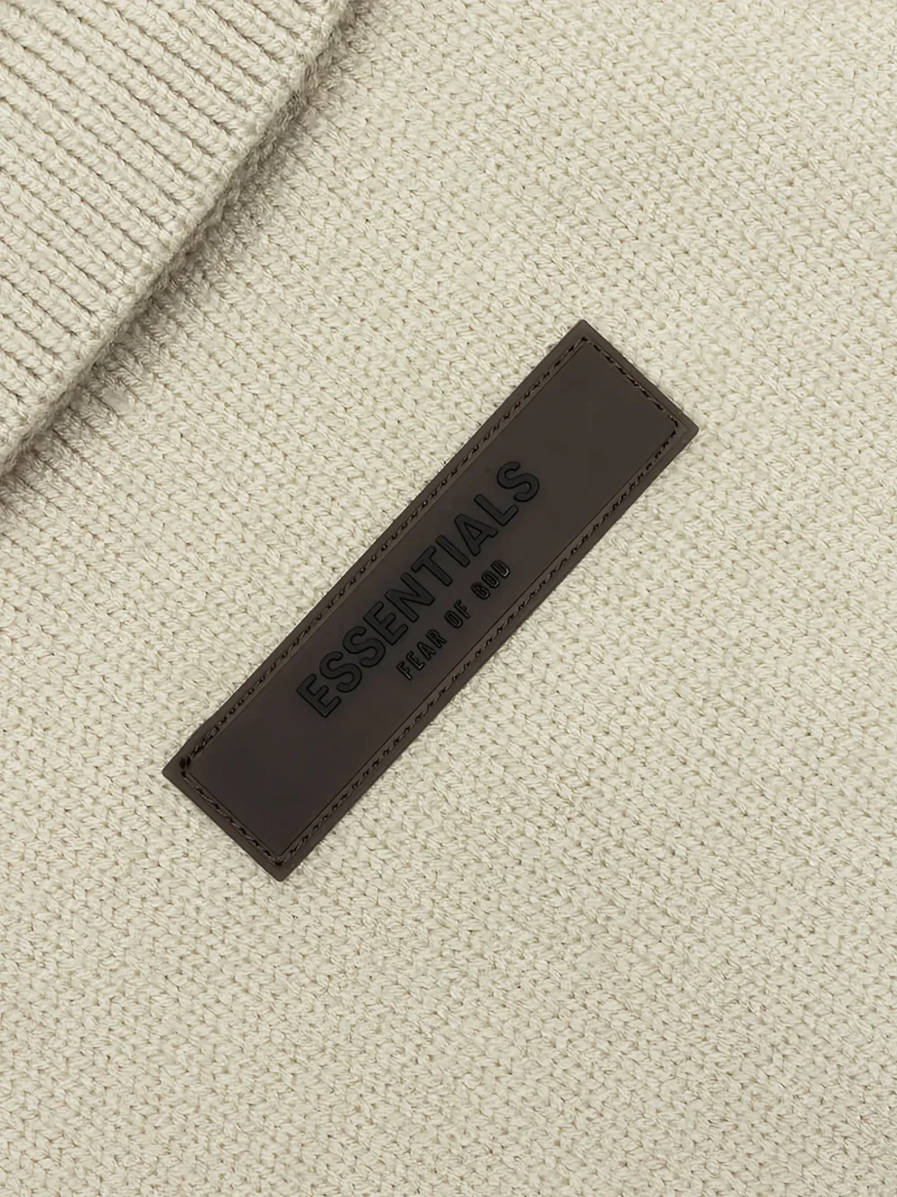 FEAR OF GOD ESSENTIALS KIDS Gebreid poloshirt Beige