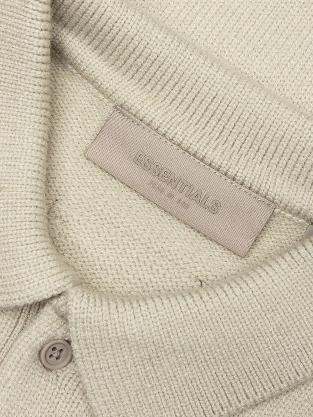 FEAR OF GOD ESSENTIALS KIDS Gebreid poloshirt Beige