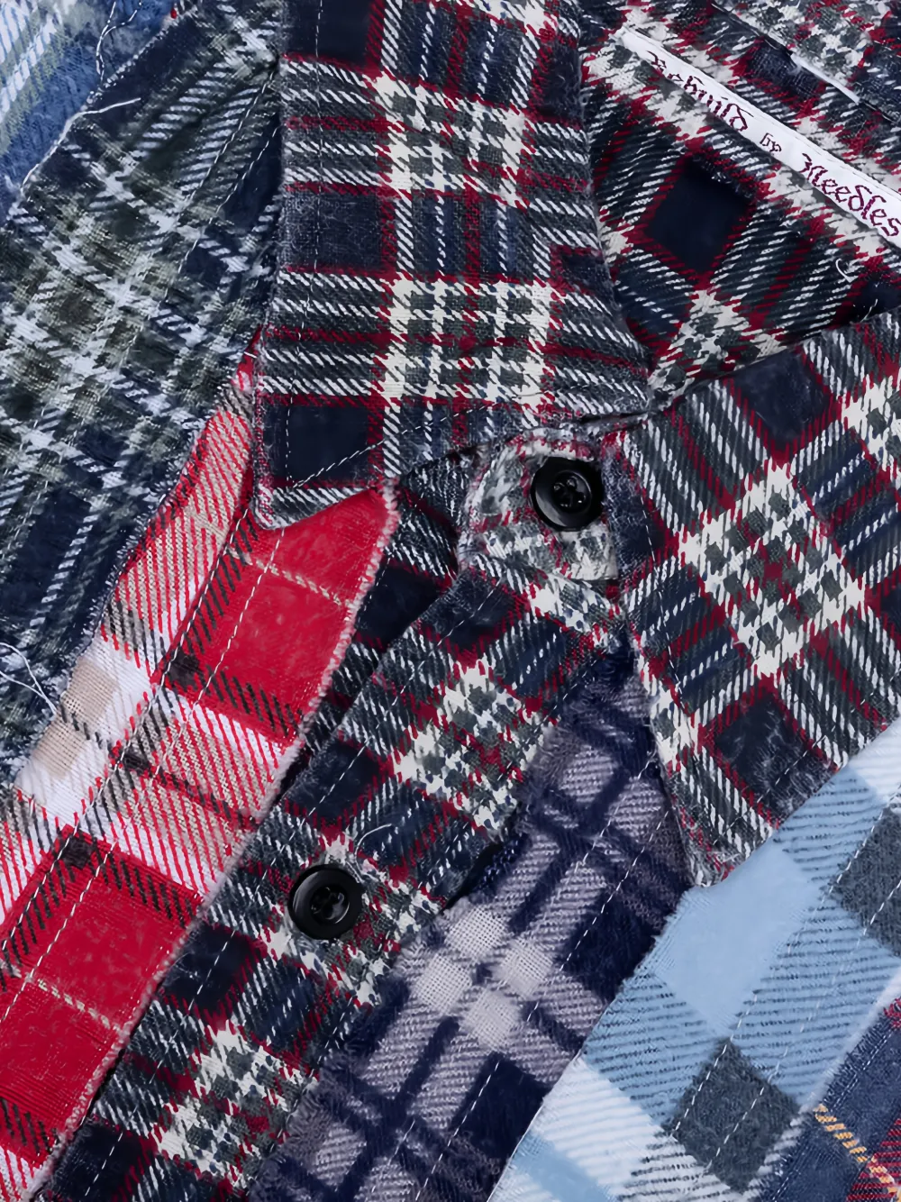  Needles Ribbon Flannel Shirt - Red 