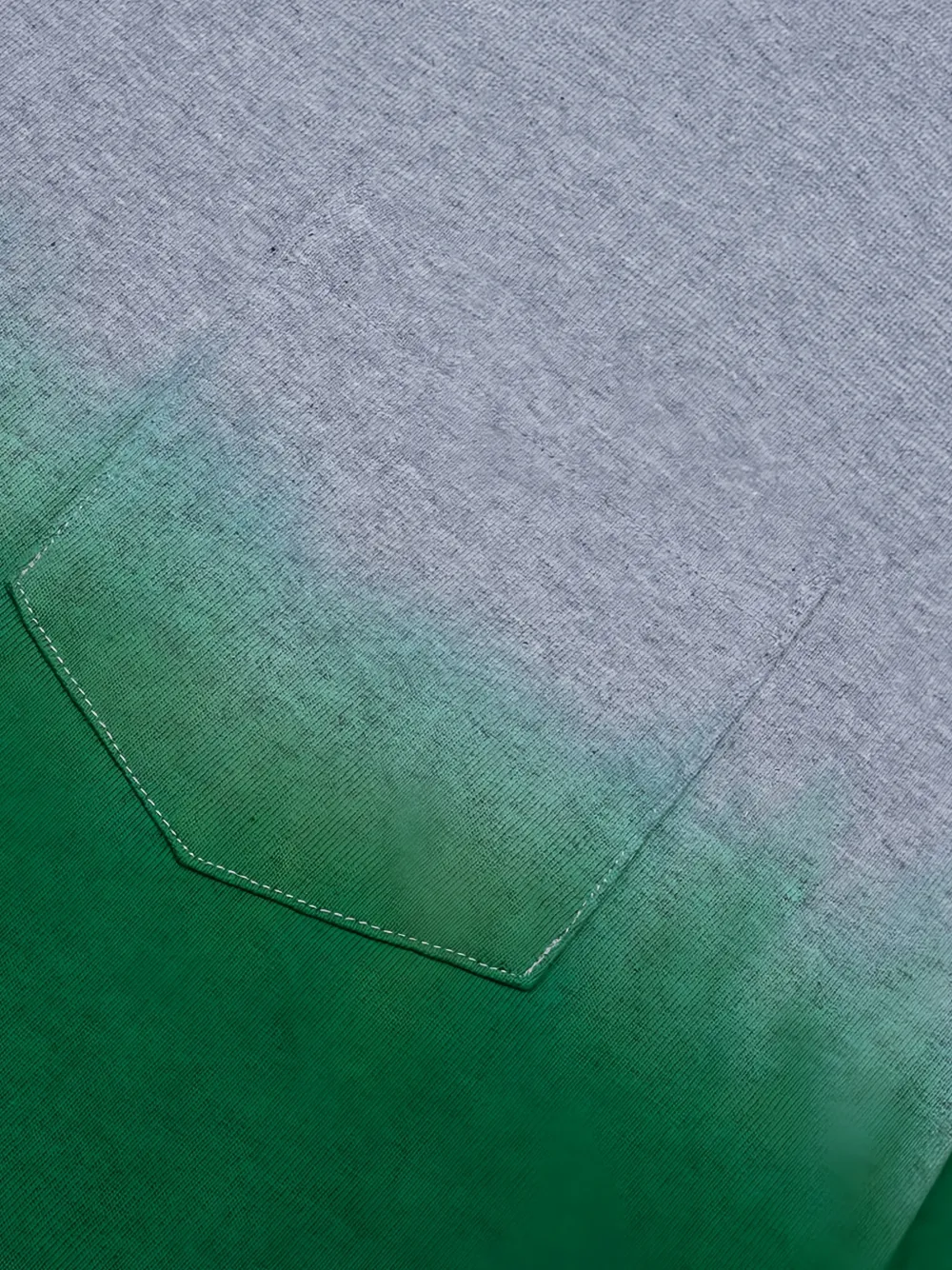 sacai T-shirt met lange mouwen en geverfd logo Groen