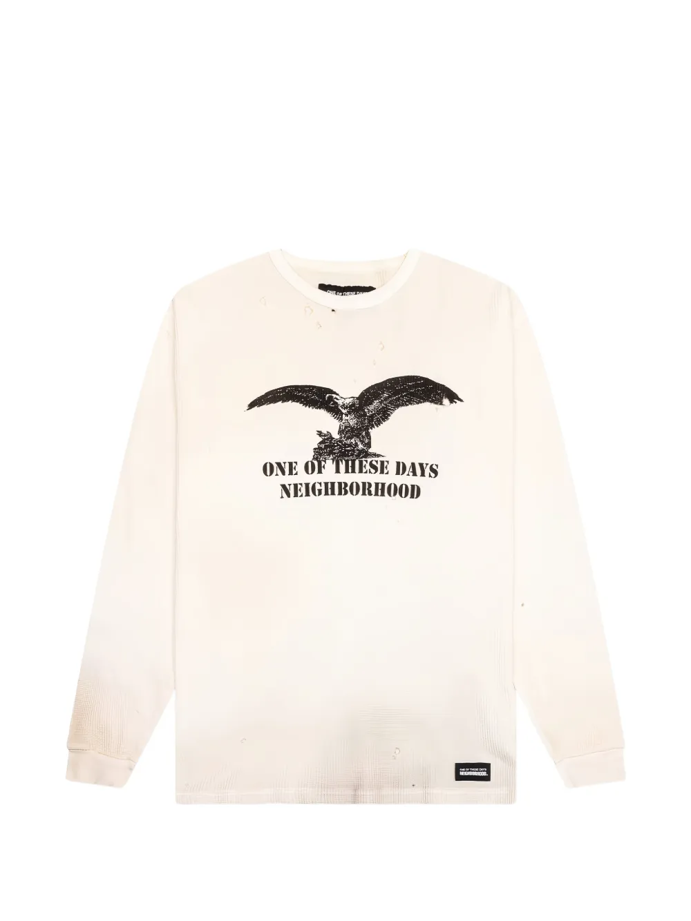 Neighborhood waffle crew-neck sweatshirt - Toni neutri