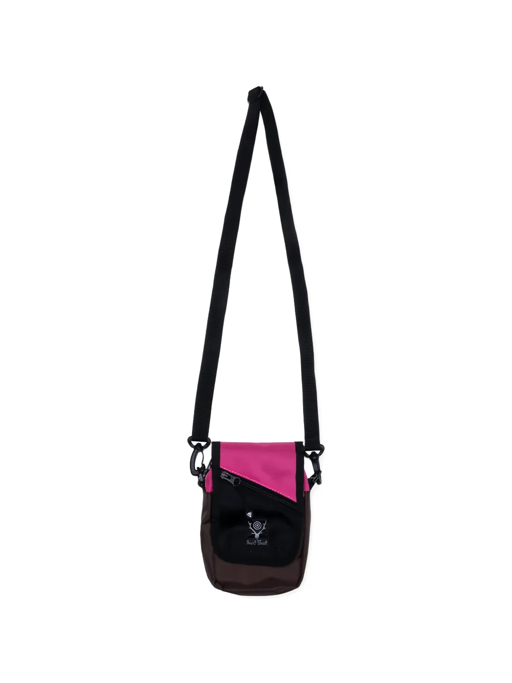  South2 West8 Zipped Messenger Bag - Brown 