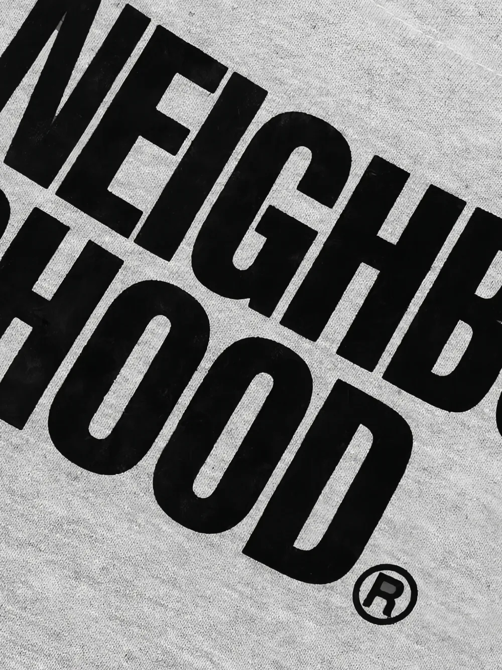 Neighborhood Hoodie met rits Grijs