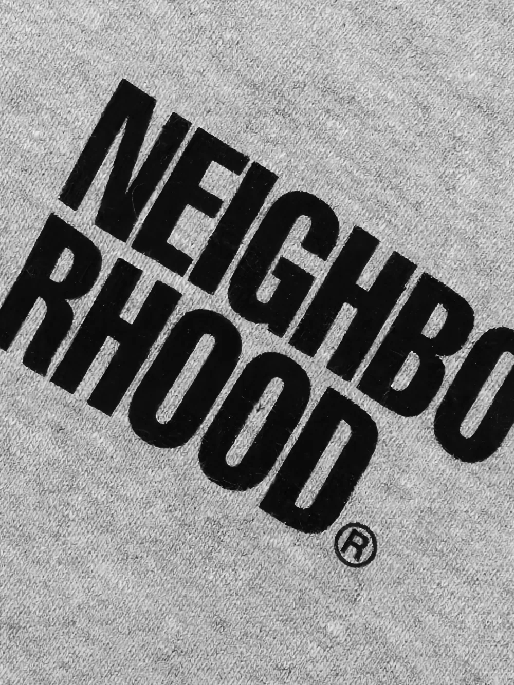 Neighborhood Hoodie met rits Grijs