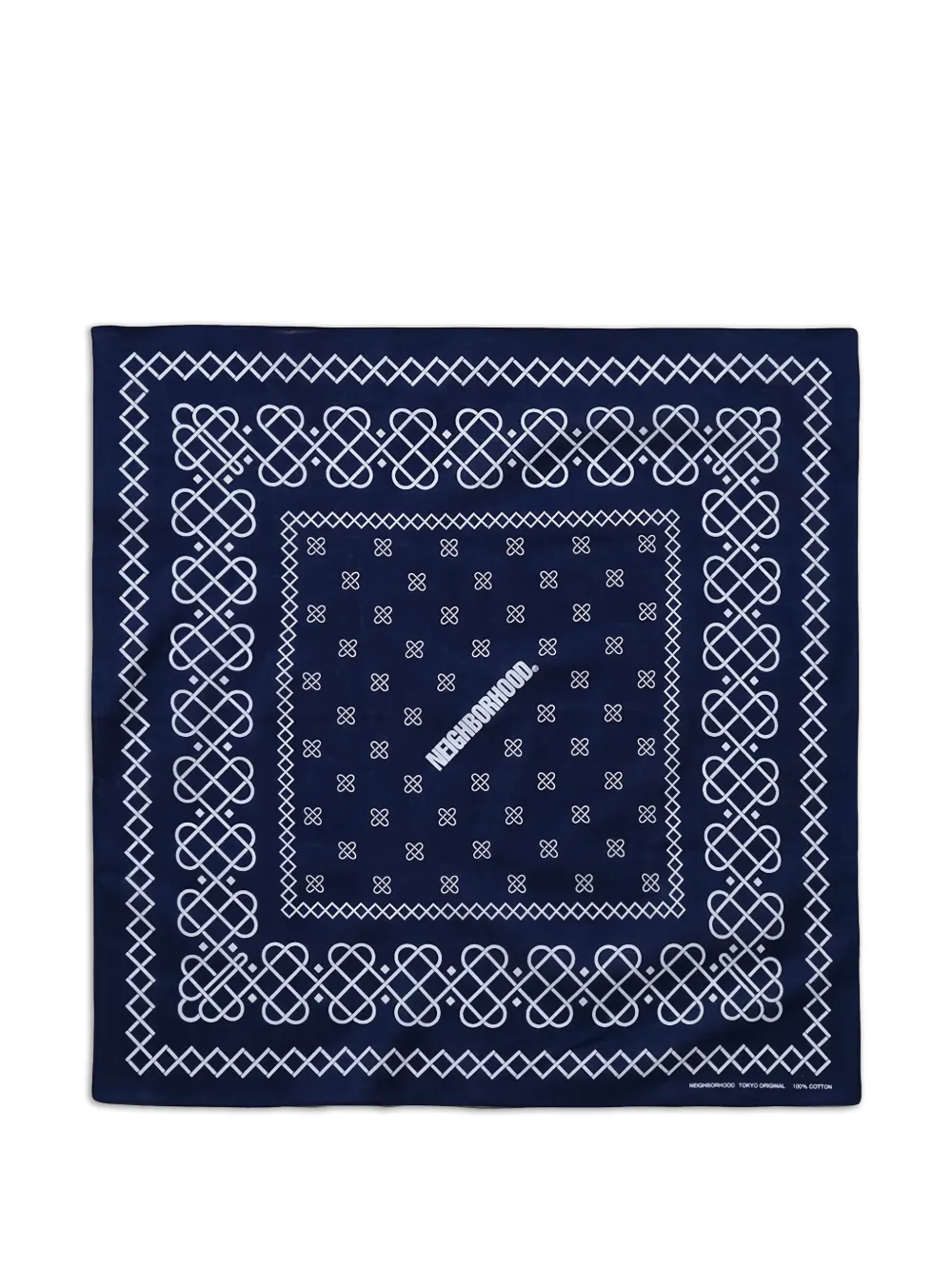Neighborhood pattern bandana - Blu