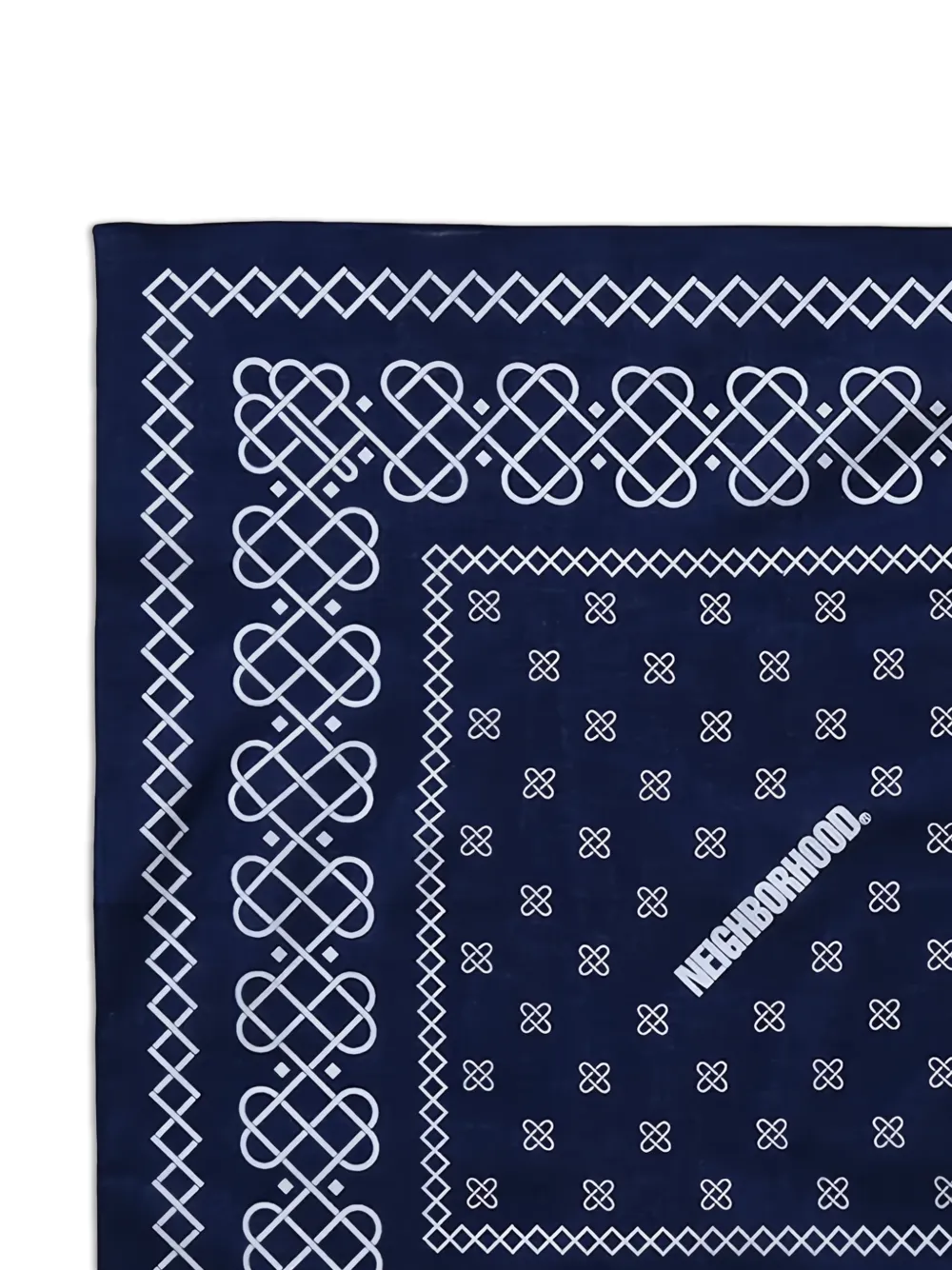 Neighborhood Bandana met patroon Blauw