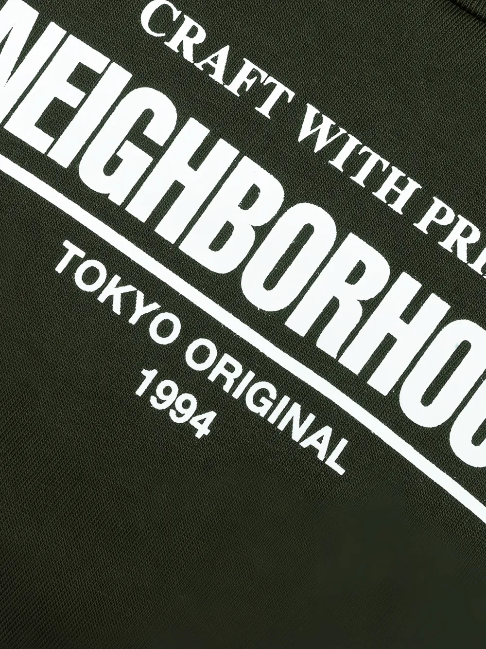 Neighborhood Grafisch T-shirt Groen