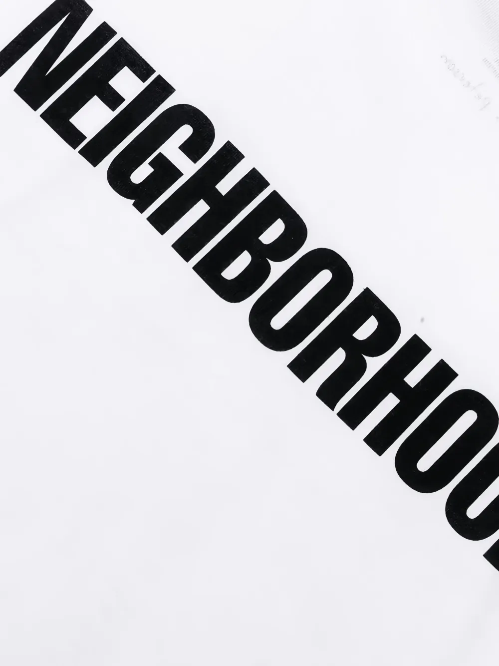 Neighborhood x Charles Peterson T-shirt met grafische print Wit