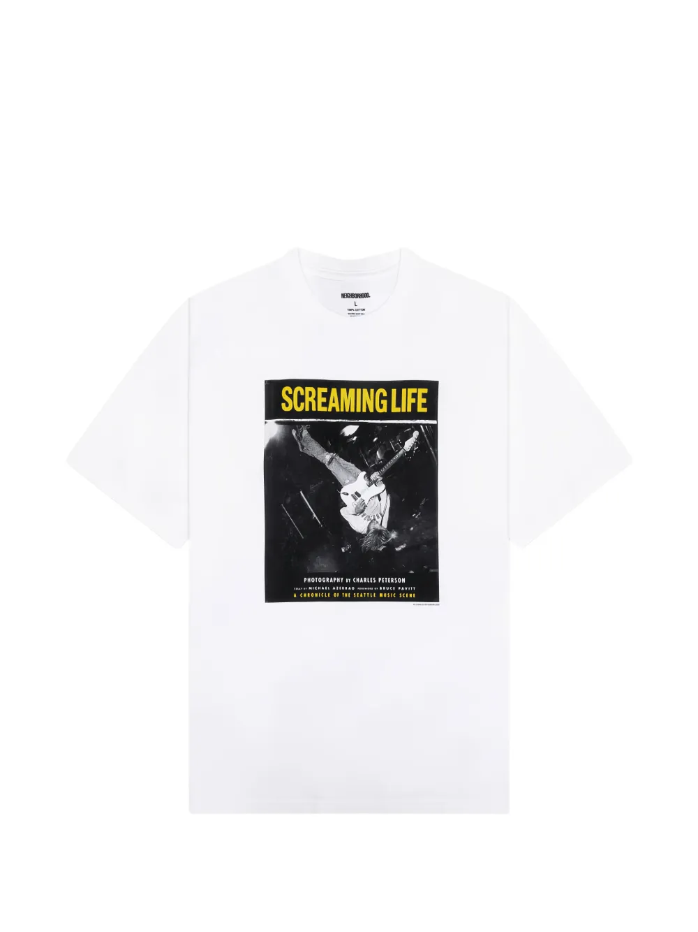 Neighborhood x Charles Peterson graphic-print T-shirt - Bianco