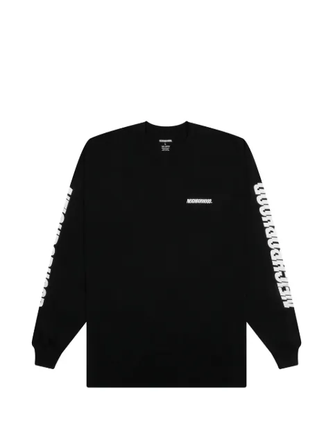 Neighborhood logo-print long-sleeved T-shirt