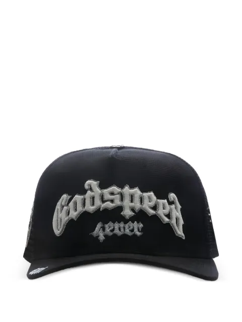 GODSPEED logo-embroidered trucker cap