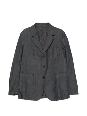 Christian Dior Pre-Owned 1990s ストライプ ジャケット | ブルー