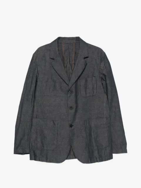 original vintage style notched-lapel patch-pocket blazer