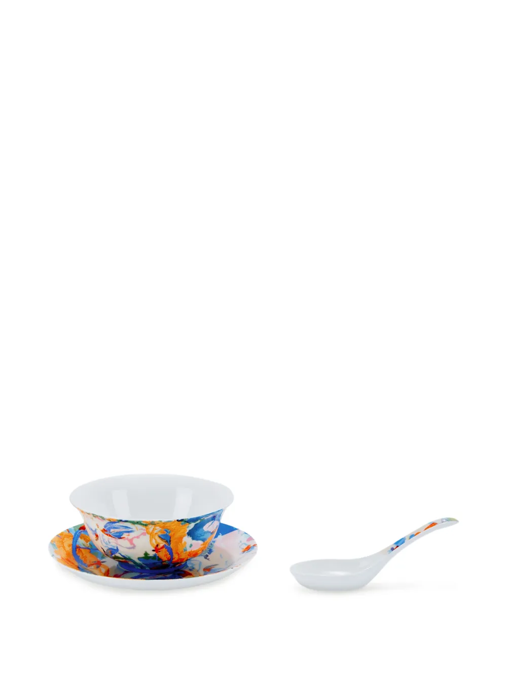 Shanghai Tang x Jacky Tsai fine bone china bowl set (set of three) - Blau