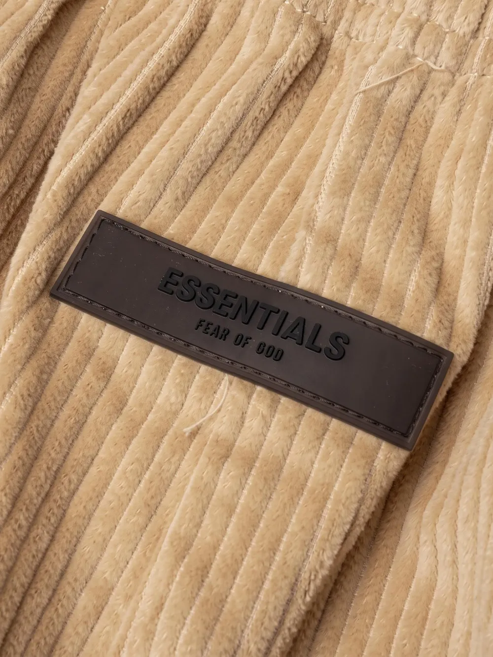 FEAR OF GOD ESSENTIALS corduroy trousers Beige
