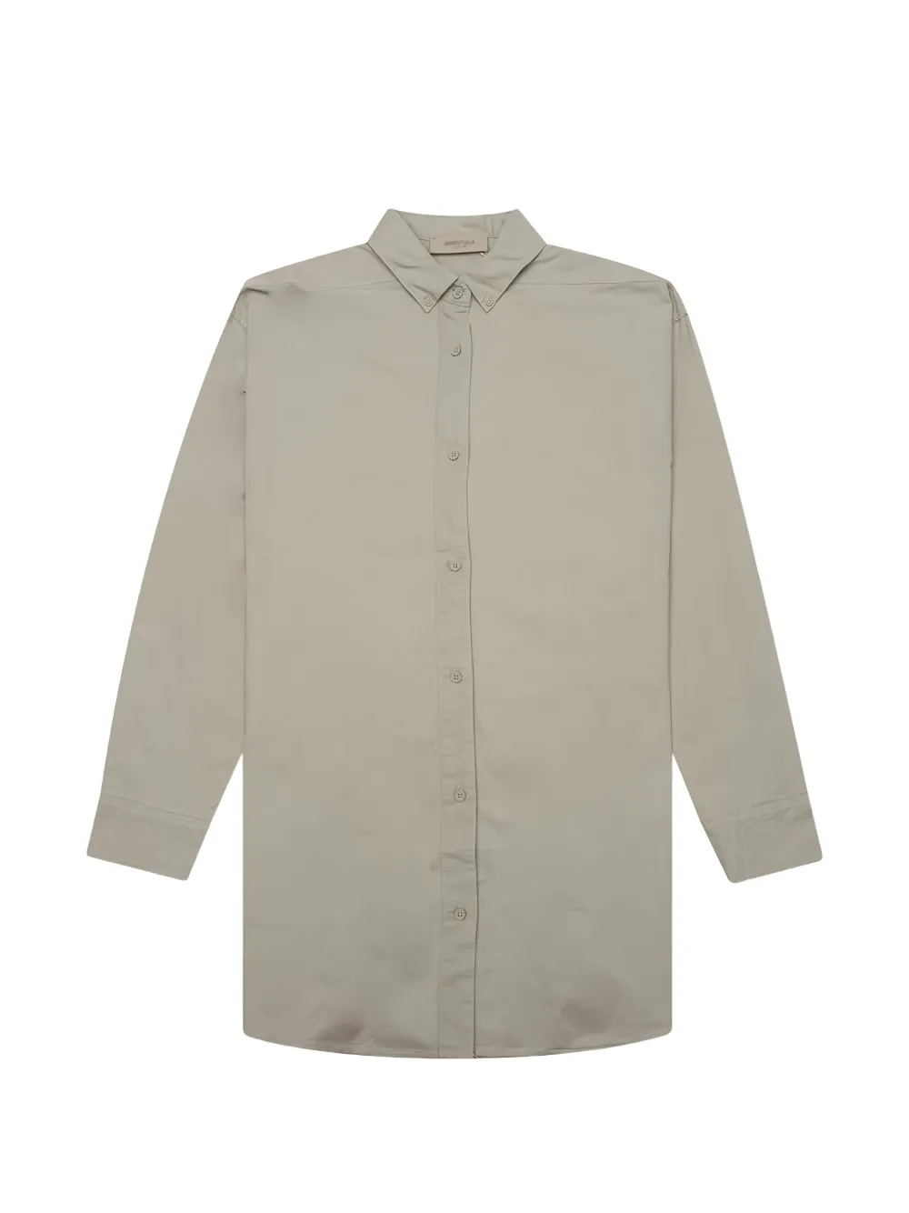 FEAR OF GOD ESSENTIALS long-sleeve Oxford shirt - Toni neutri