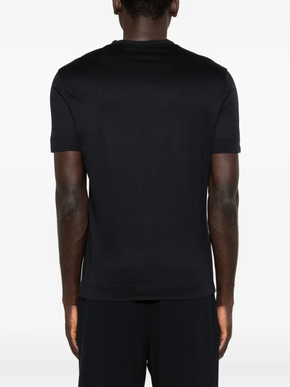 Emporio Armani T-shirt met ronde hals Blauw